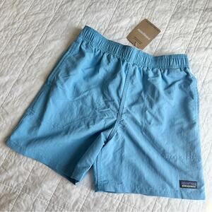 Patagonia Kid's Baggies Shorts 5" Swim Lago Blue NWT 12